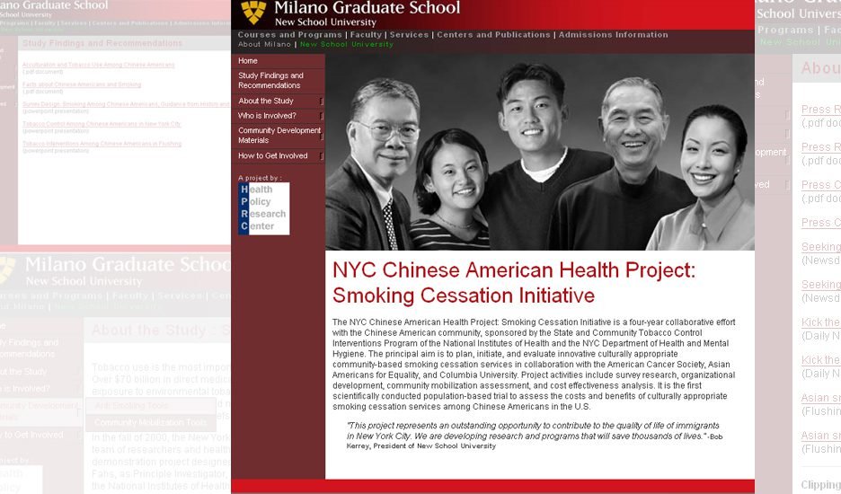 Milano Graduate School Microsite