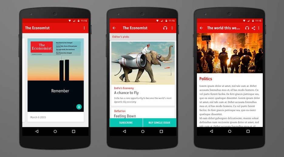 Economist Material Design